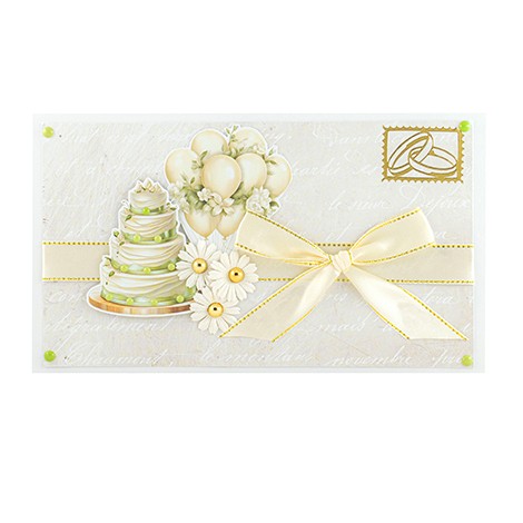 unique handmade wedding card