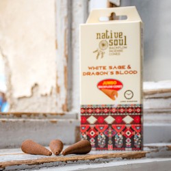 WHITE SAGE DRAGONS BLOOD incense cones