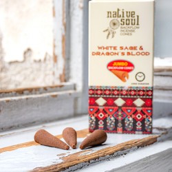WHITE SAGE DRAGONS BLOOD incense cones