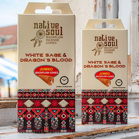 WHITE SAGE DRAGONS BLOOD incense cones