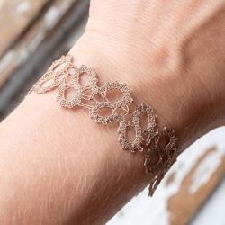 lace bracelet brass