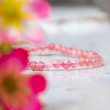 STRAWBERRY QUARTZ AA bracelet 4 mm