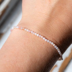 ANDSKI ROZA OPAL zapestnica 2 mm falset