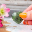 JADE NEPHRITE heart