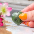 JADE NEPHRITE heart