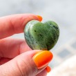 JADE NEPHRITE heart