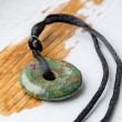 RUBY FUCHSITE necklace circle