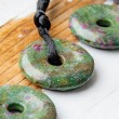 RUBY FUCHSITE necklace circle