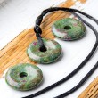 RUBY FUCHSITE necklace circle