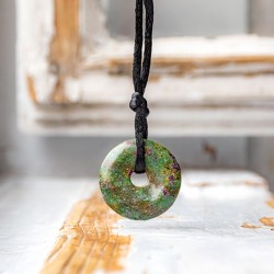 RUBY FUCHSITE necklace circle