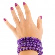 AMETHYST Chevron bracelet