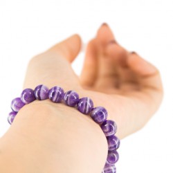 AMETHYST Chevron bracelet