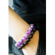 AMETHYST Chevron bracelet