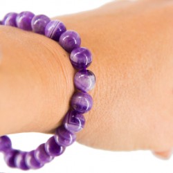 AMETHYST Chevron bracelet