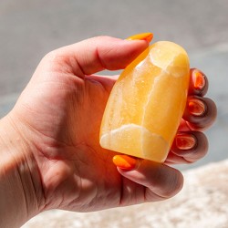 ORANGE CALCITE free form