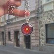 MANDALA NECKLACE red - orange