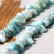 energecki nakit z larimarjem, ogrlica z modrim larimar kamnom, ogrlica za komunikacijo in mir larimar, unikatna larimar ogrlica