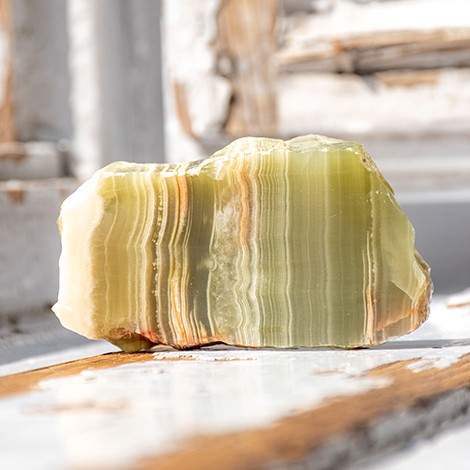 ARAGONITE crystal slice M