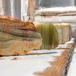 ARAGONITE crystal slice M