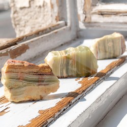 ARAGONITE crystal slice M