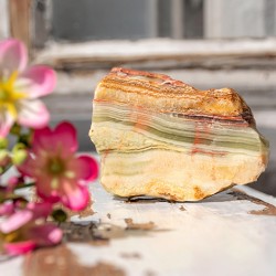 ARAGONITE crystal slice M