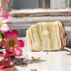ARAGONITE crystal slice M