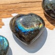 LABRADORITE crystal heart