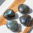 LABRADORITE crystal heart