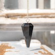 PENDULUM BLACK TURMALINE octagonal