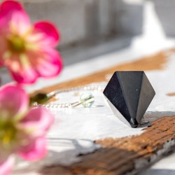 PENDULUM BLACK TURMALINE octagonal