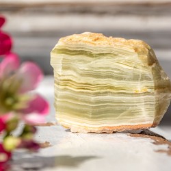 ARAGONITE crystal slice S