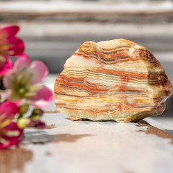 ARAGONITE crystal slice S