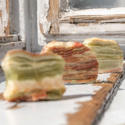 ARAGONITE crystal slice S