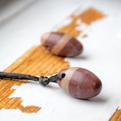 Shiva Lingam ogrlica, Shiva Lingam nakit, naravna Shiva Lingam ogrlica, ogrlica iz naravnih kamnov