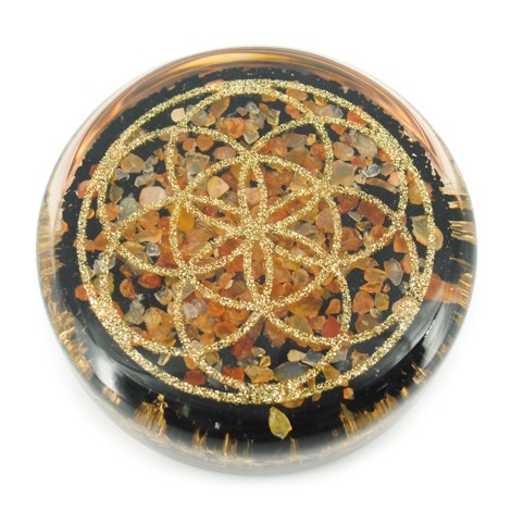 carnelian,black tourmaline,orgonite, orgonite plate, orgonite with crystals