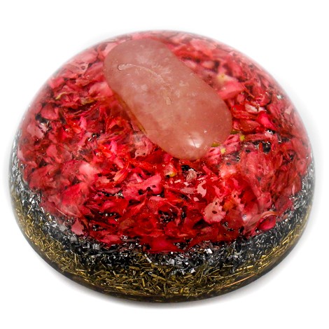 Kristal roževec, orgonit, oval