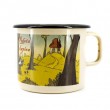 enamelled cup