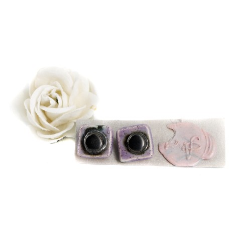 mini uhani iz keramike