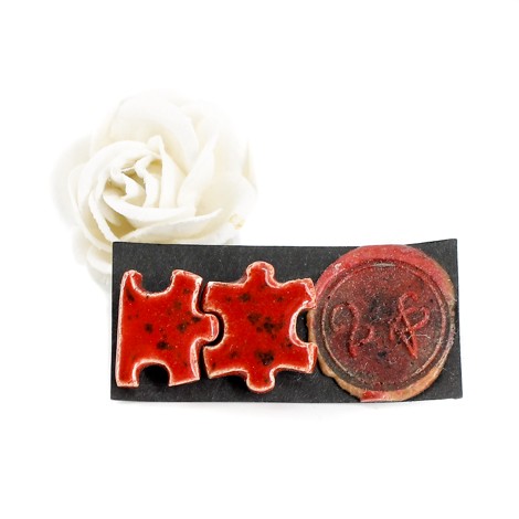 mini uhani iz keramike