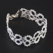 Idrija lace, handmade, white, bracelet, jewelry