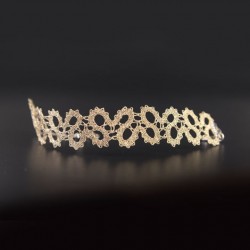 ČIPKA KLEKLJAN NAKIT zapestnica staro zlato