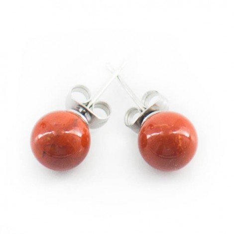 jasper, red jasper, jasper earrings, jasper jewellery, crystal jewellery