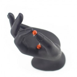 jasper, red jasper, jasper earrings, jasper jewellery, crystal jewellery